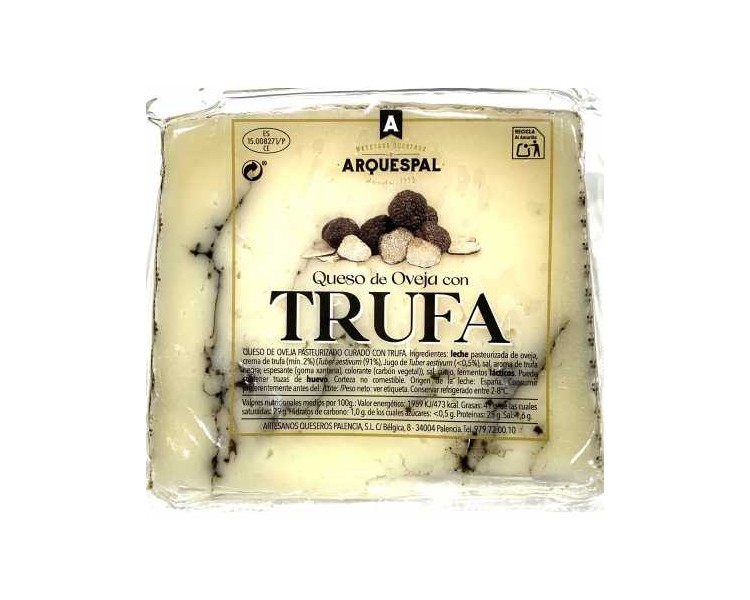 QUESO DE OVEJA CON TRUFA ARQUESPAL