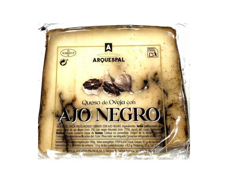 QUESO DE OVEJA CON AJO NEGRO ARQUESPAL